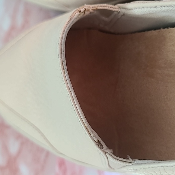 GUC Vionic Penelope Slip On Sneaker Cream Leather Suede Leopard Sz 5 - Picture 6 of 10